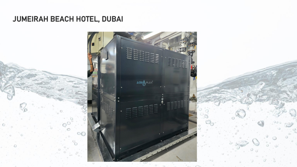 heat pump in Jumeirah beach Hotel