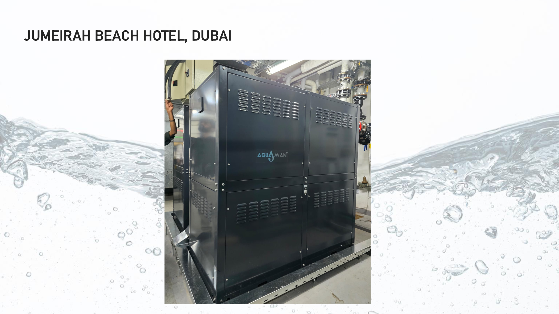 heat pump in Jumeirah beach Hotel