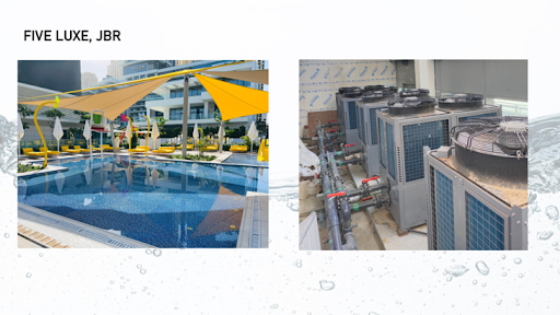 Swimming Pool Heat Pumps in Five luxe JBR