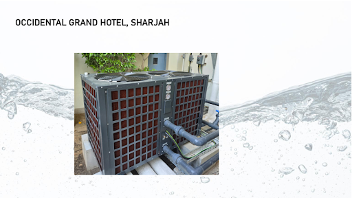 Swimming Pool Heat Pump in occidental grand hotel