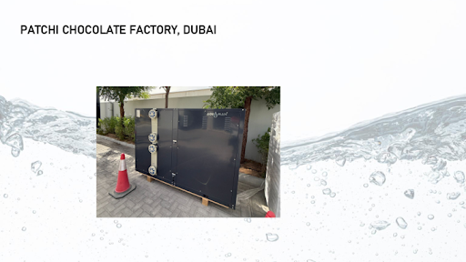 Water Source Heat Pumps in Patchi chocolate factory